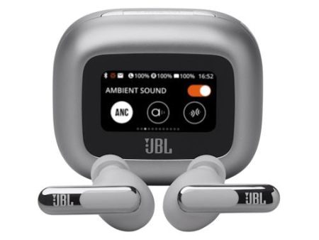 Auriculares True Wireless Bluetooth JBL Live Beam 3 - Prateado For Sale