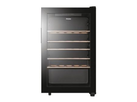 Cave de Vinho Haier HWS33GG | 83x49,9x45,5 cm | 33 Garrafas | G | Preto For Discount