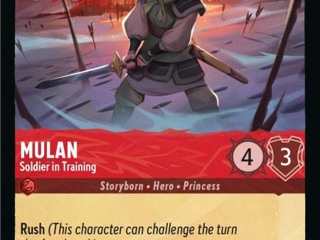 Mulan - Soldier in Training (117 204) [Rise of the Floodborn] For Cheap