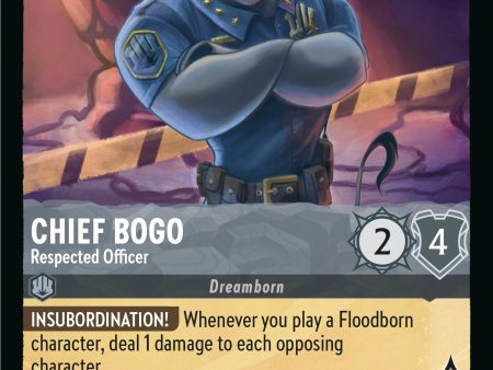 Chief Bogo - Respected Officer (175 204) [Rise of the Floodborn] For Cheap