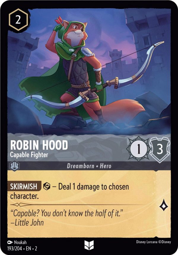 Robin Hood - Capable Fighter (193 204) [Rise of the Floodborn] Online Sale