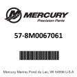 Mercury - Belt synchronous - 57-8M0067061 Online